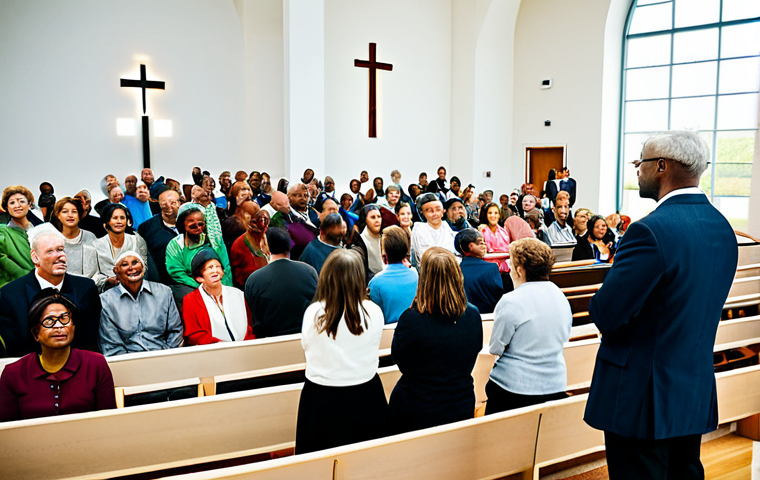기독교와 내적 성찰 - Modern Church Community**

"A diverse group of fully clothed people, appropriate attire, of various ...