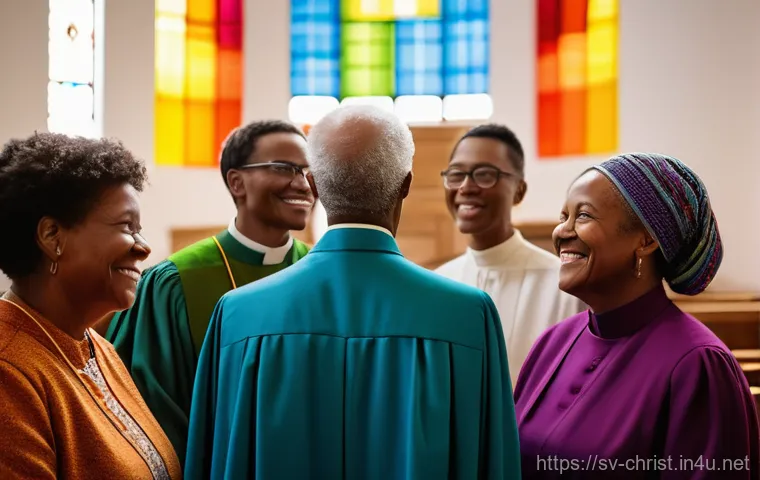 기독교와 성소수자 - **Prompt 1: Inclusive Church Community**
    "A vibrant, medium shot of a diverse and intergeneratio...