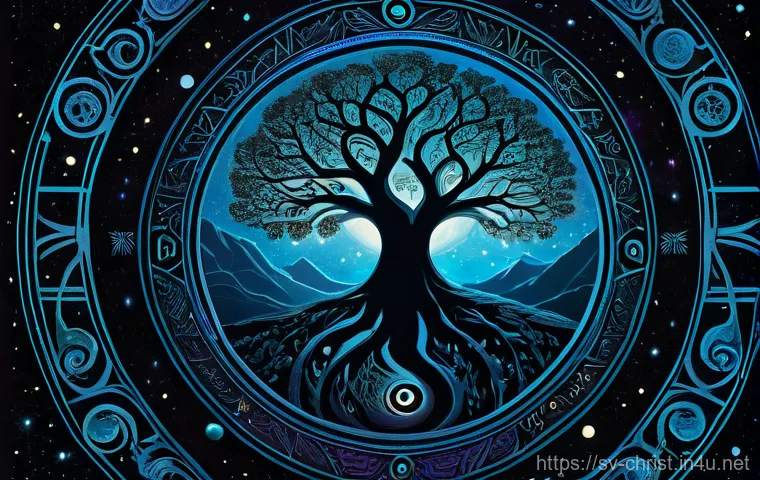 기독교와 우주론 - **Inner Harmony, Universal Threads:** A person, fully clothed in comfortable, flowing garments made ...